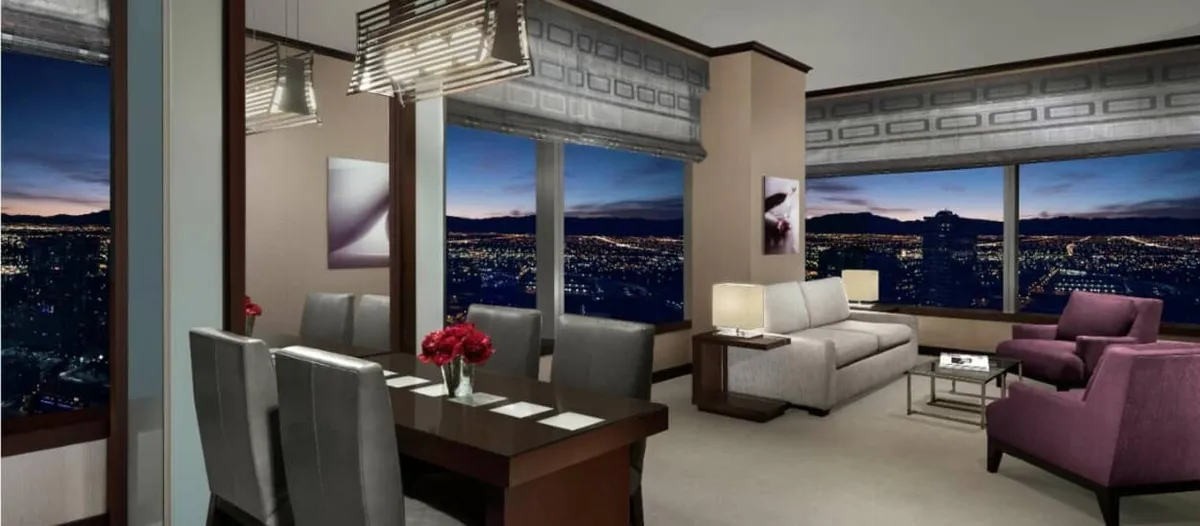 Two Bedroom Penthouse Living Room View
