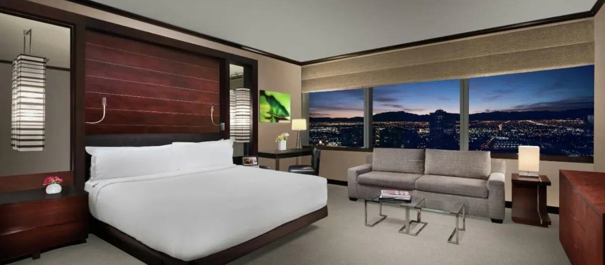 vdara hotel studio suite bedroom