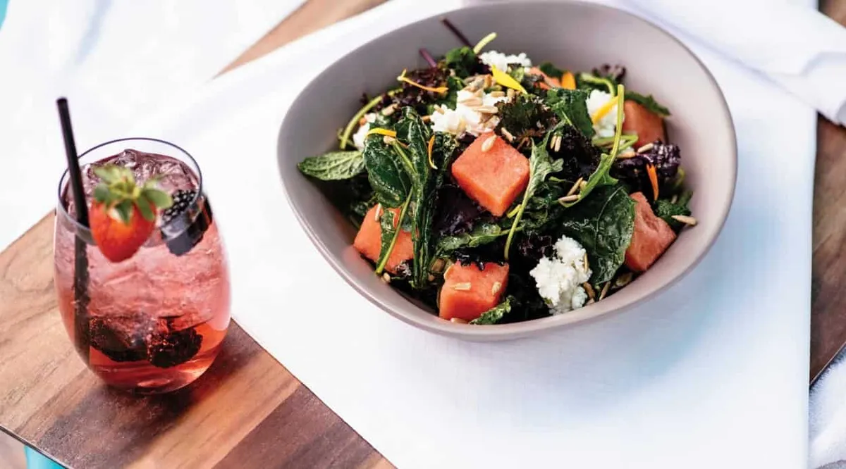 Watermelon Salad with Berry