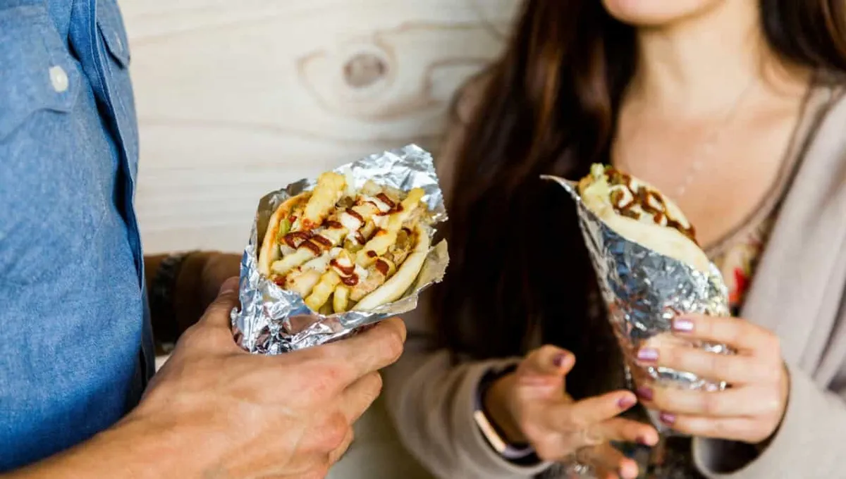 Wrap at The Halal Guys
