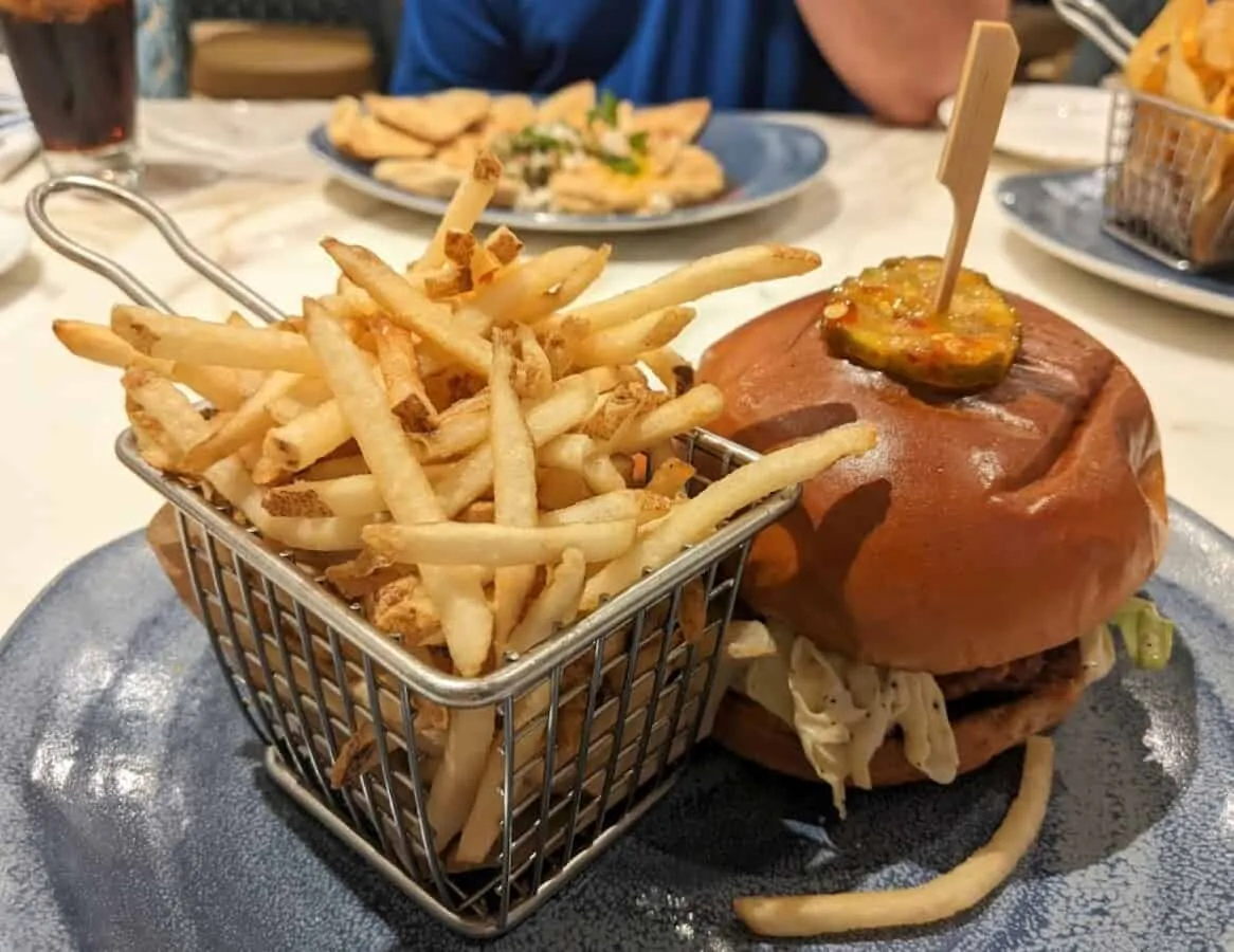 Burger and Fries