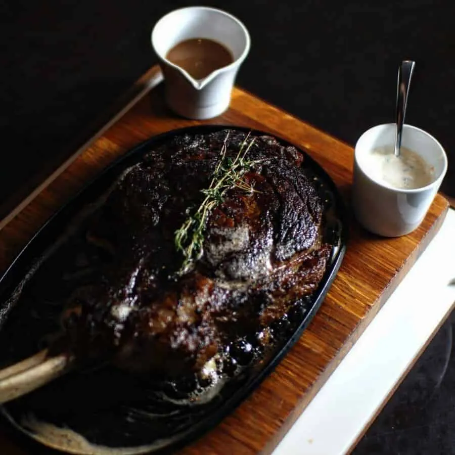 Tomahawk Steak.