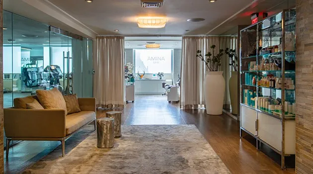 Amina Spa Reception Waiting Area