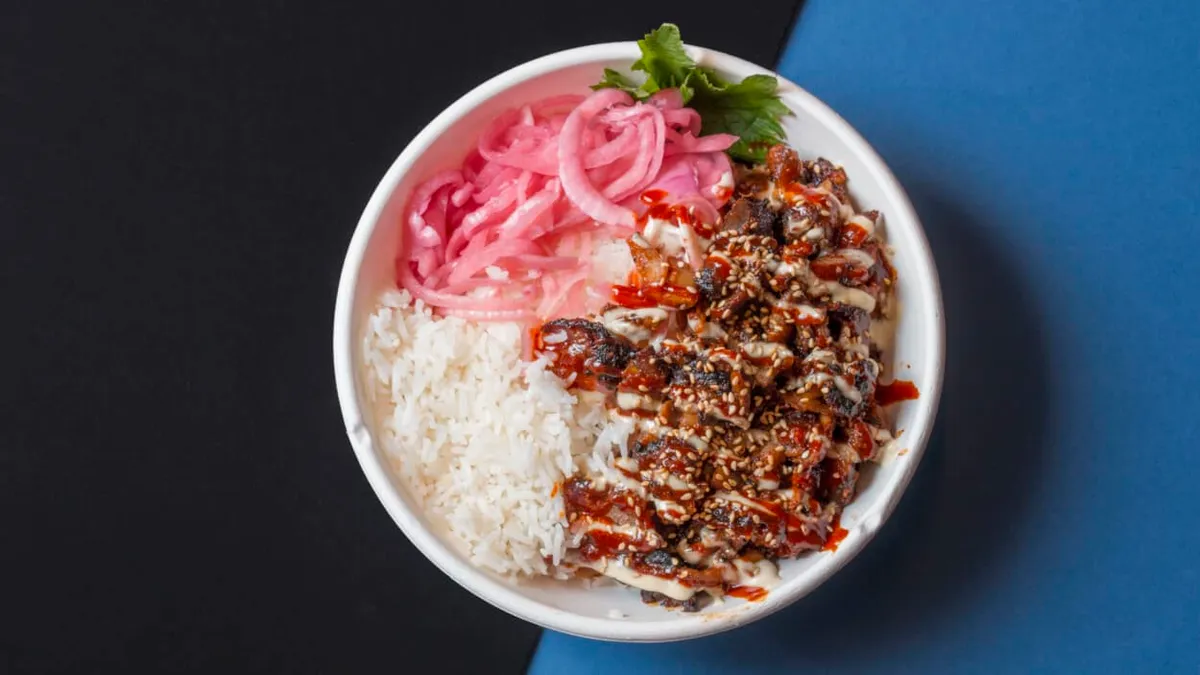 bang bar chicken office bowl