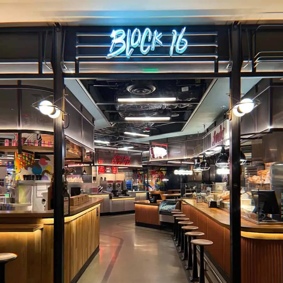 Block 16 Urban Food Court at the Cosmopolitan Hotel