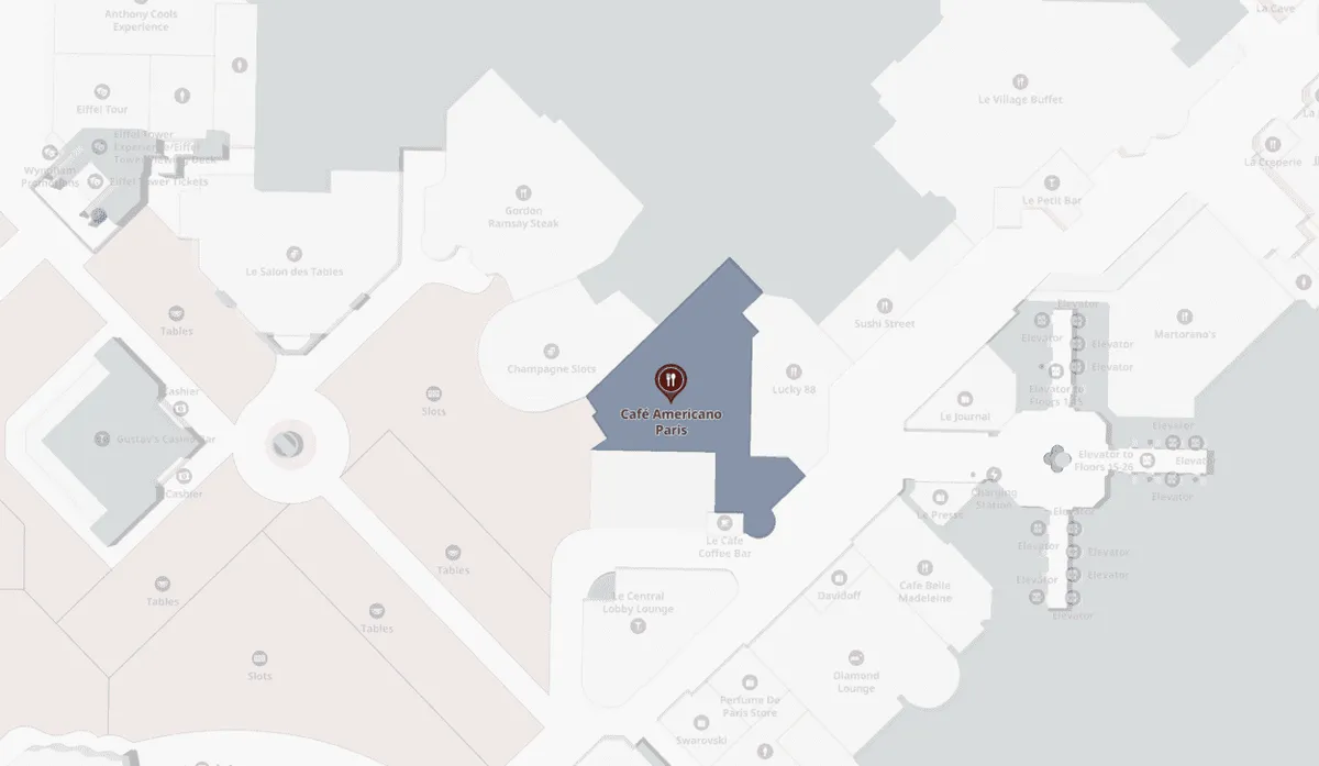 Cafe Americano Property Map