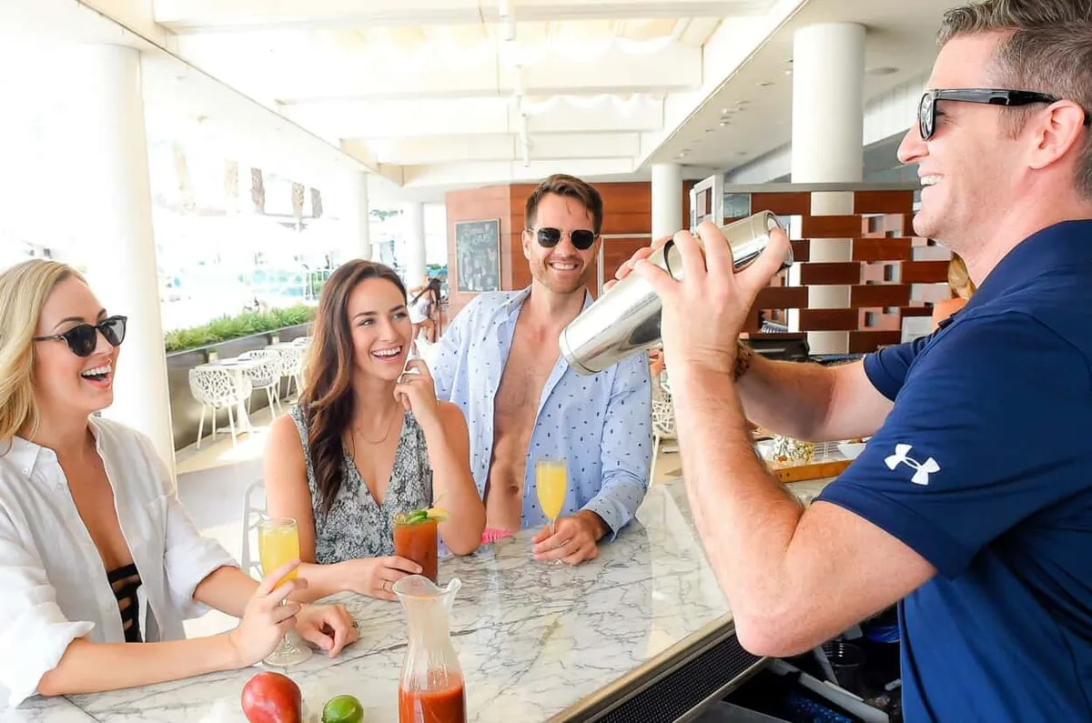 Cocktails at Pool Cafe