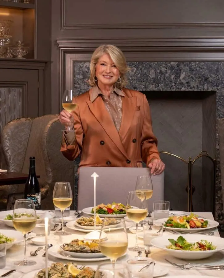 Dinner menu at The Bedford by Martha Stewart