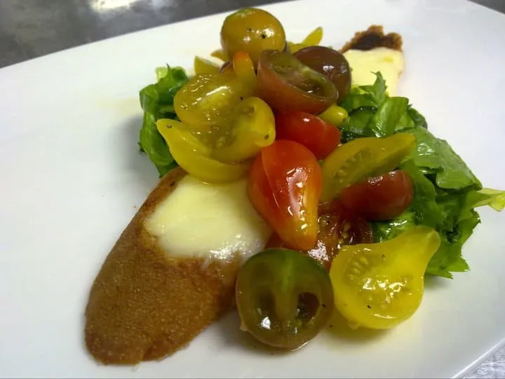 Heirloom Tomatoes with Crescenza Cheese