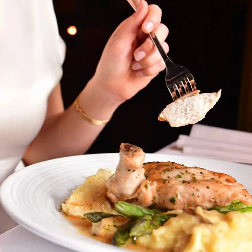 Pan Roasted Chicken in Entrees