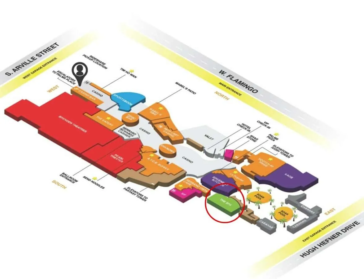 Plams Spa Property Map