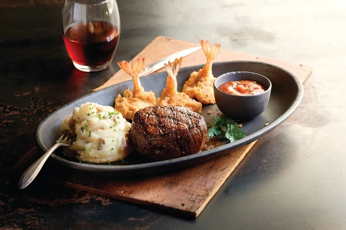 Surf n Turf at Salt Grass Steak House