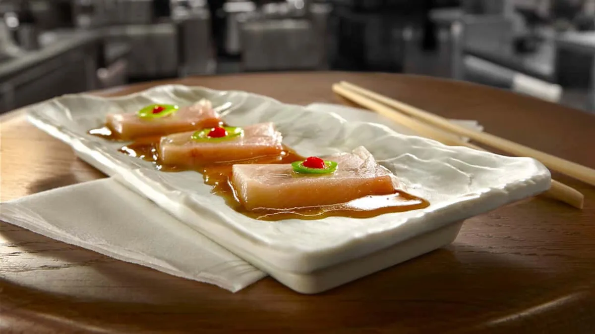 Tekka Yellowtail Serrano Sashimi