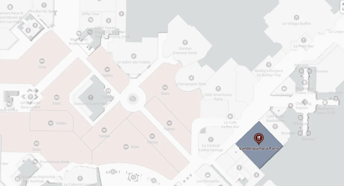 Vanderpump à Paris Property Map