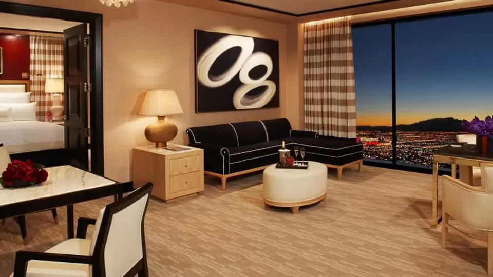 Encore Tower Suite Parlor Living Room