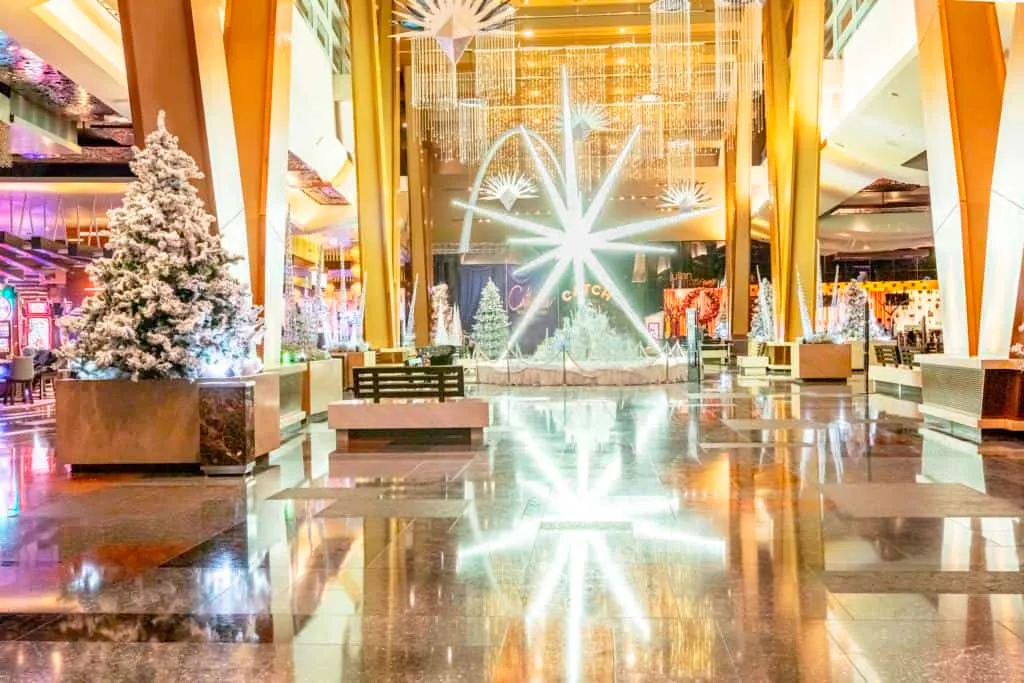 Aria holiday display