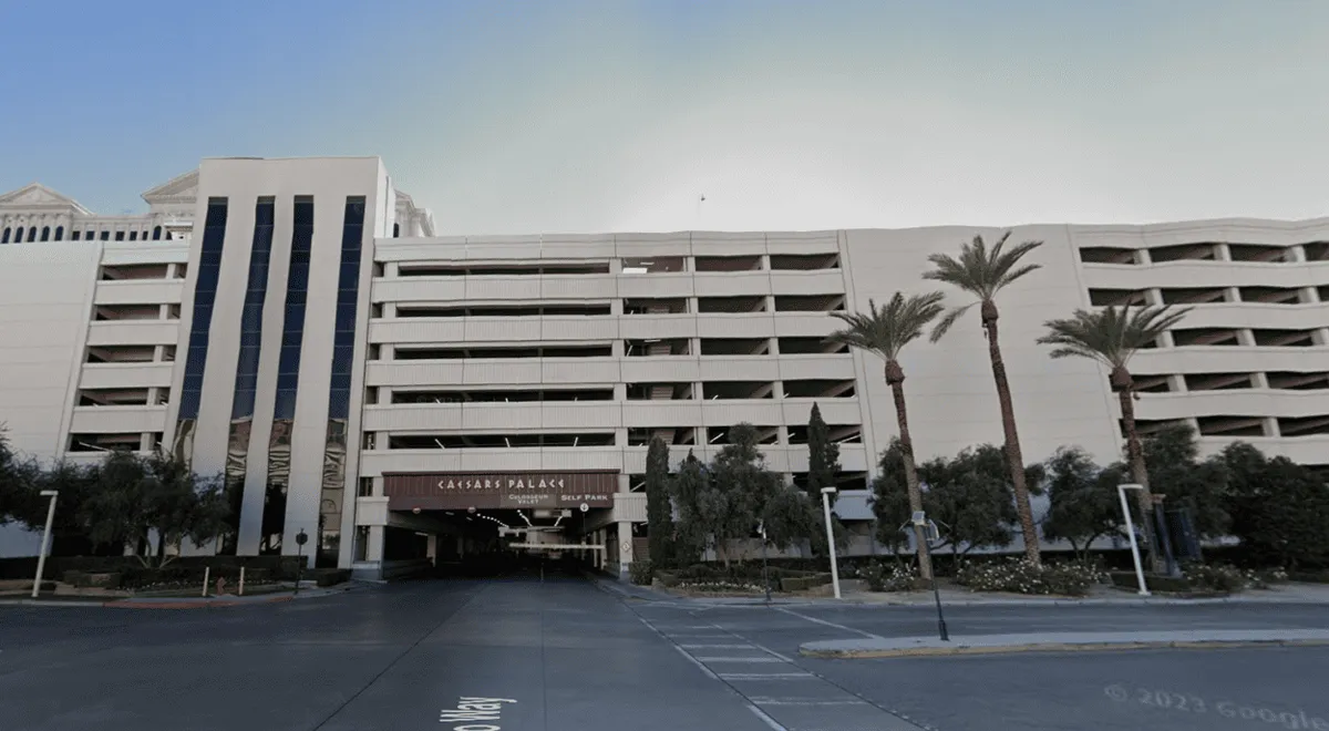 Caesars Palace Self Parking Garage