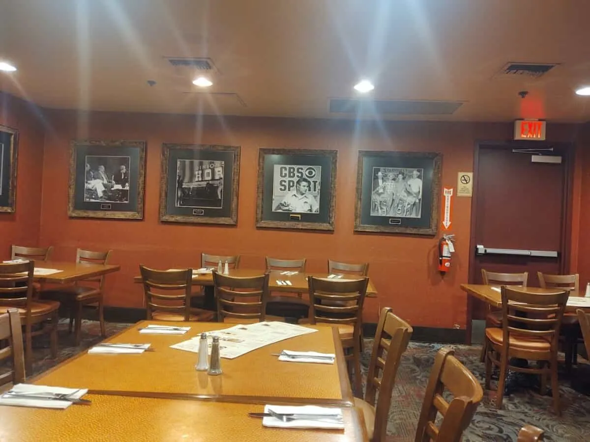 Dining area at Binion’s Cafe