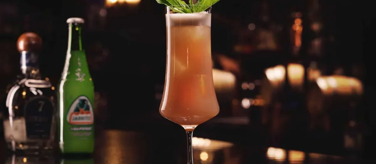 Franklin Lounge basil paloma cocktail