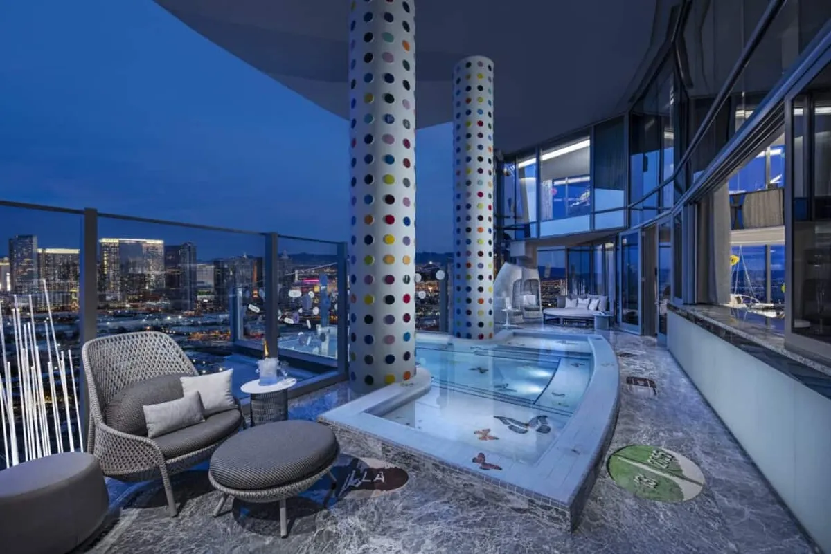 most expensive room pool