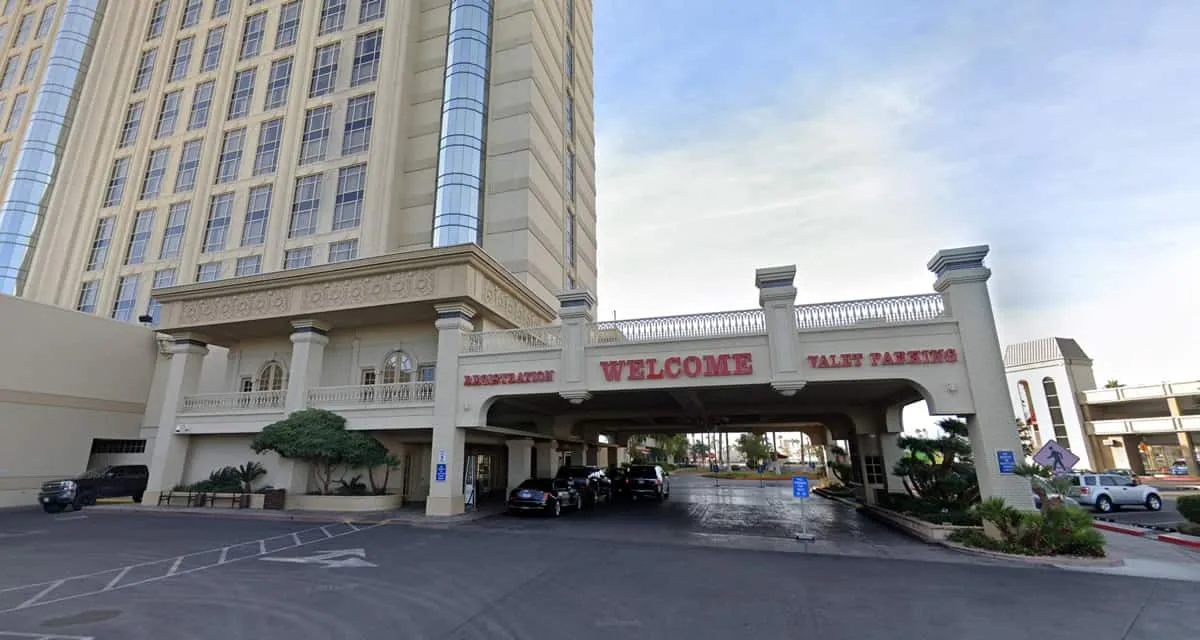 Hotel valet at Palace Station