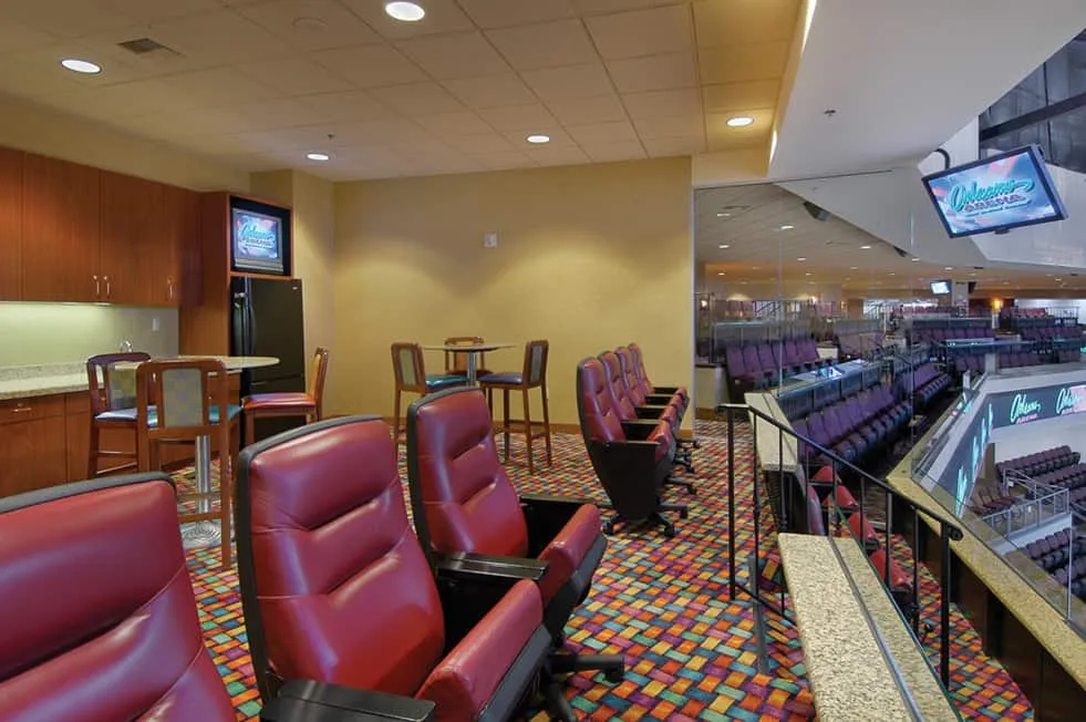 VIP club seats or a suite