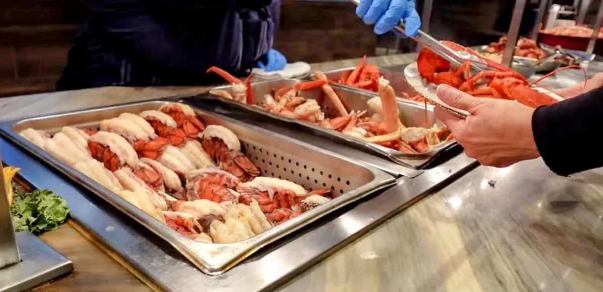 Whole lobster buffet