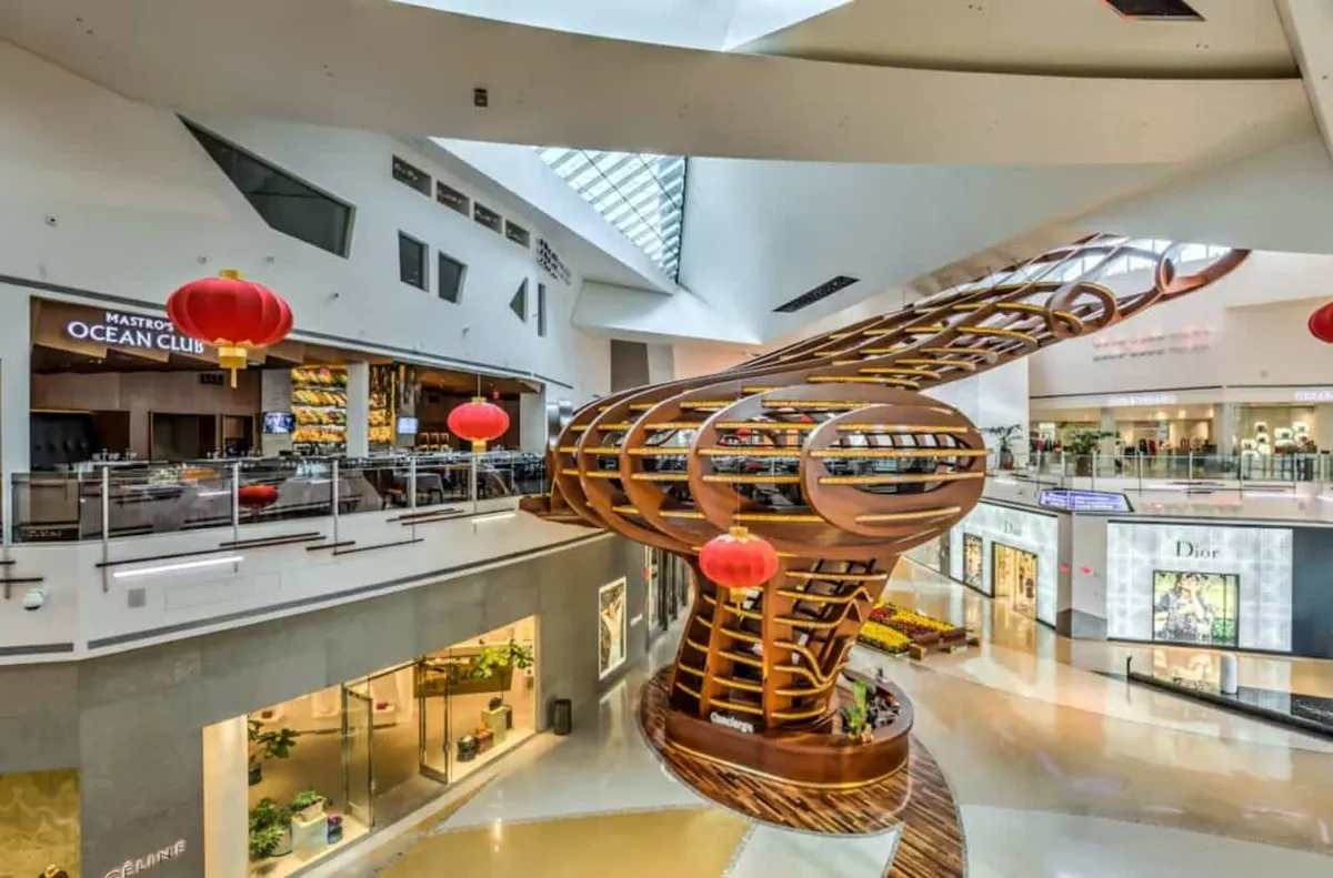 Mastros Ocean Club inside Shops at Crystals