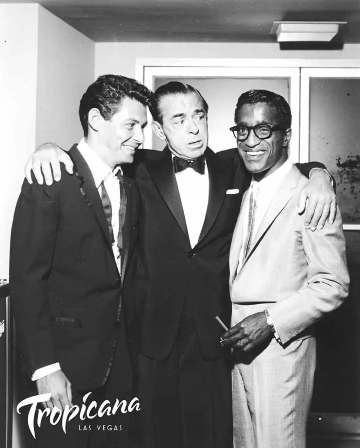 Eddie Fisher, Eddie Cantor, & Sammy Davis Jr at Tropicana