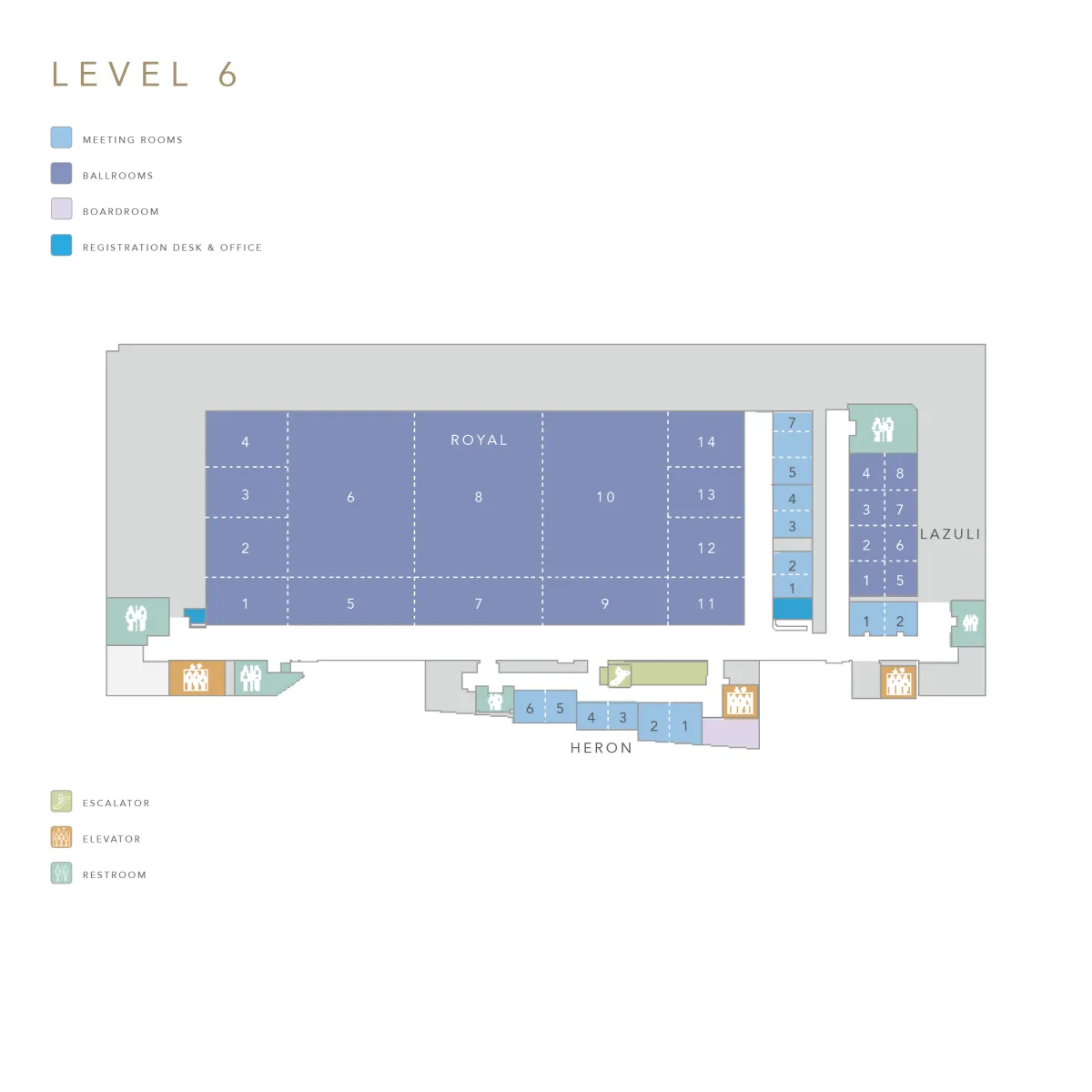 Fontainebleau map: Level 6