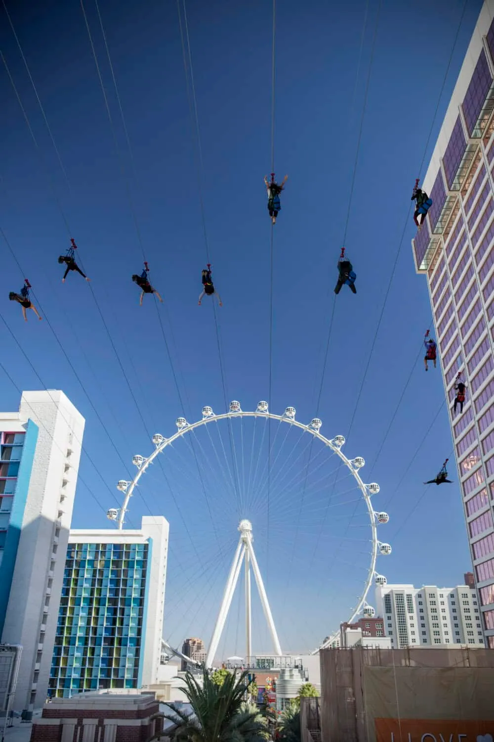Fly Linq Zipline from High Roller
