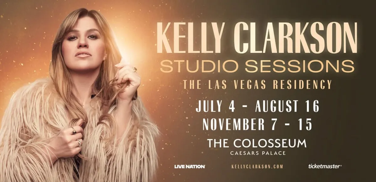 Kelly Clarkson Studio Sessions at Caesars Palace