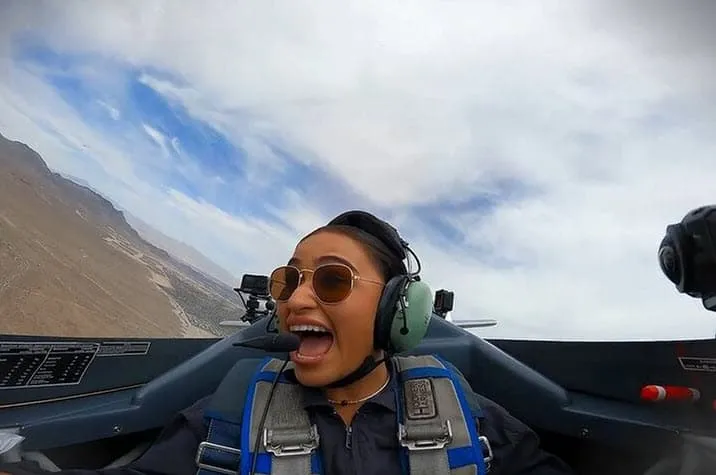Las Vegas stunt plane thrill rider