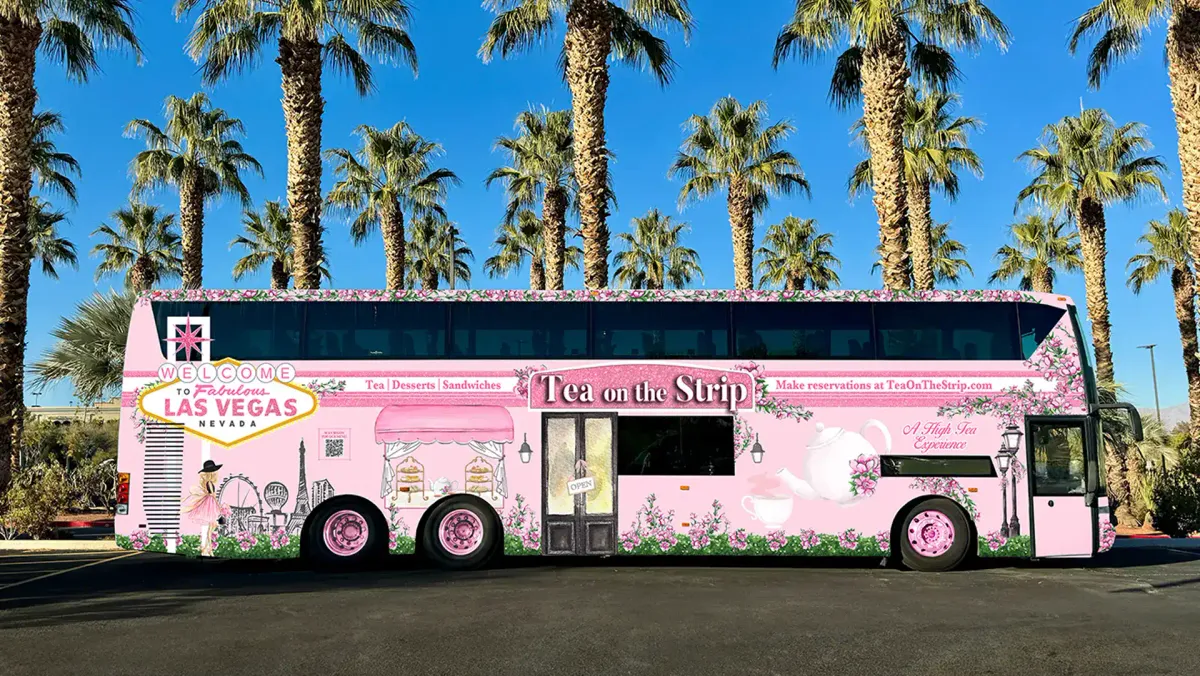 Tea on the Strip bus